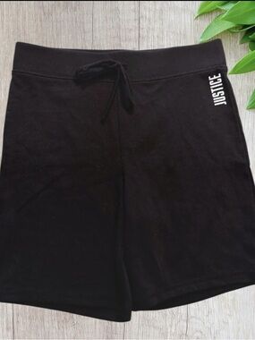 Justice Big Girl’s Black Pull On Comfy Shorts, Size: 14/16
